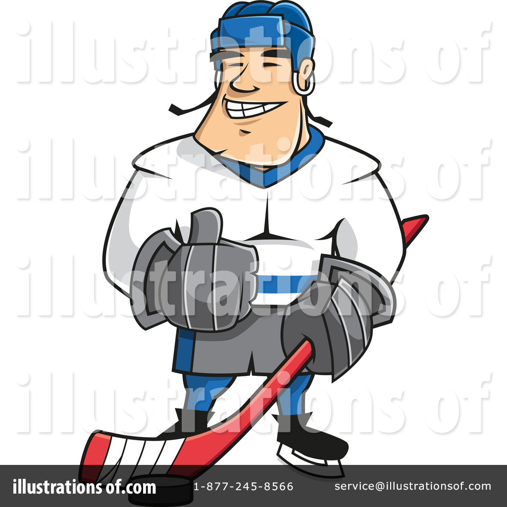 1024x1024 Hockey Player Clipart