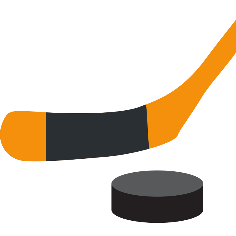 800x800 Hockey Stick Clipart