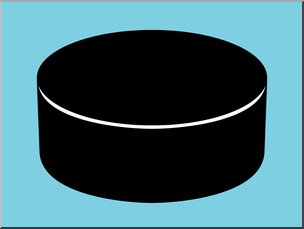 304x229 Clip Art Ice Hockey Puck Color 1 I Abcteach