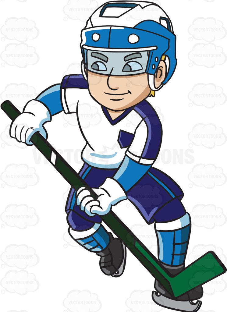 745x1024 Ice Hockey Clipart Vector Toons