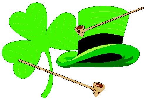490x340 Free Shamrock Clipart