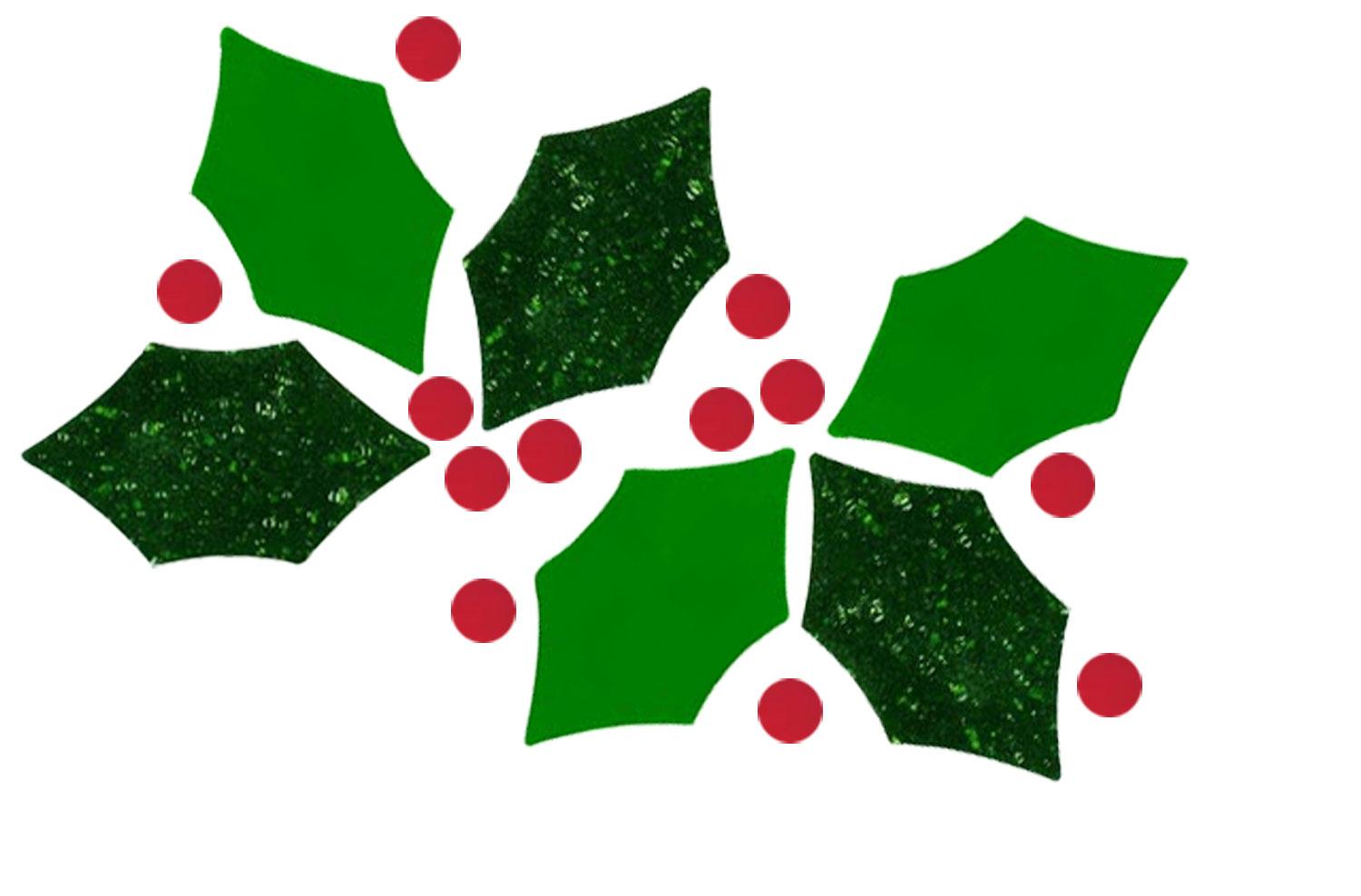 1500x988 Clip Art Holly And Berries Clip Art
