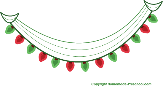 550x290 Free Christmas Lights Clipart