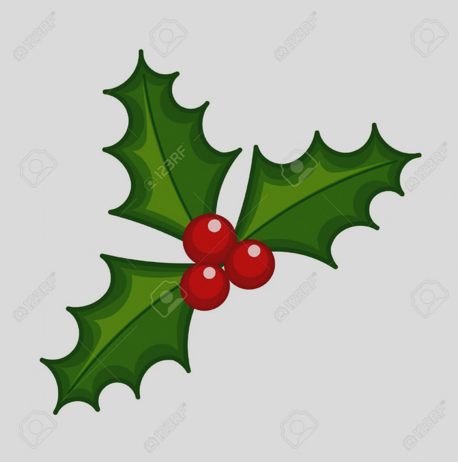 932x940 Free Clipart Holly Leaves