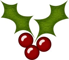 236x204 Holly Leaves And Beries Christmas~misc. Illustrations