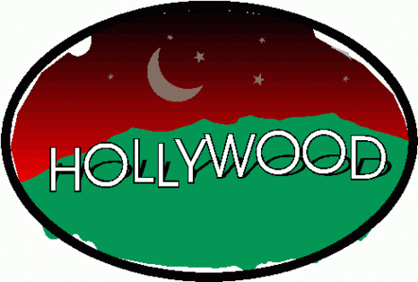 466x314 Elegant Hollywood Sign Clipart