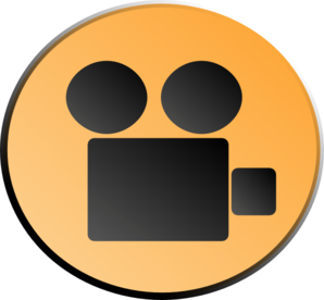 298x276 Camera Clipart Hollywood
