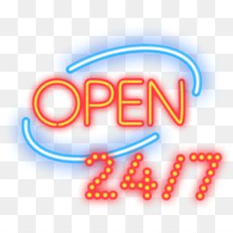 260x260 Light Neon Sign Clip Art