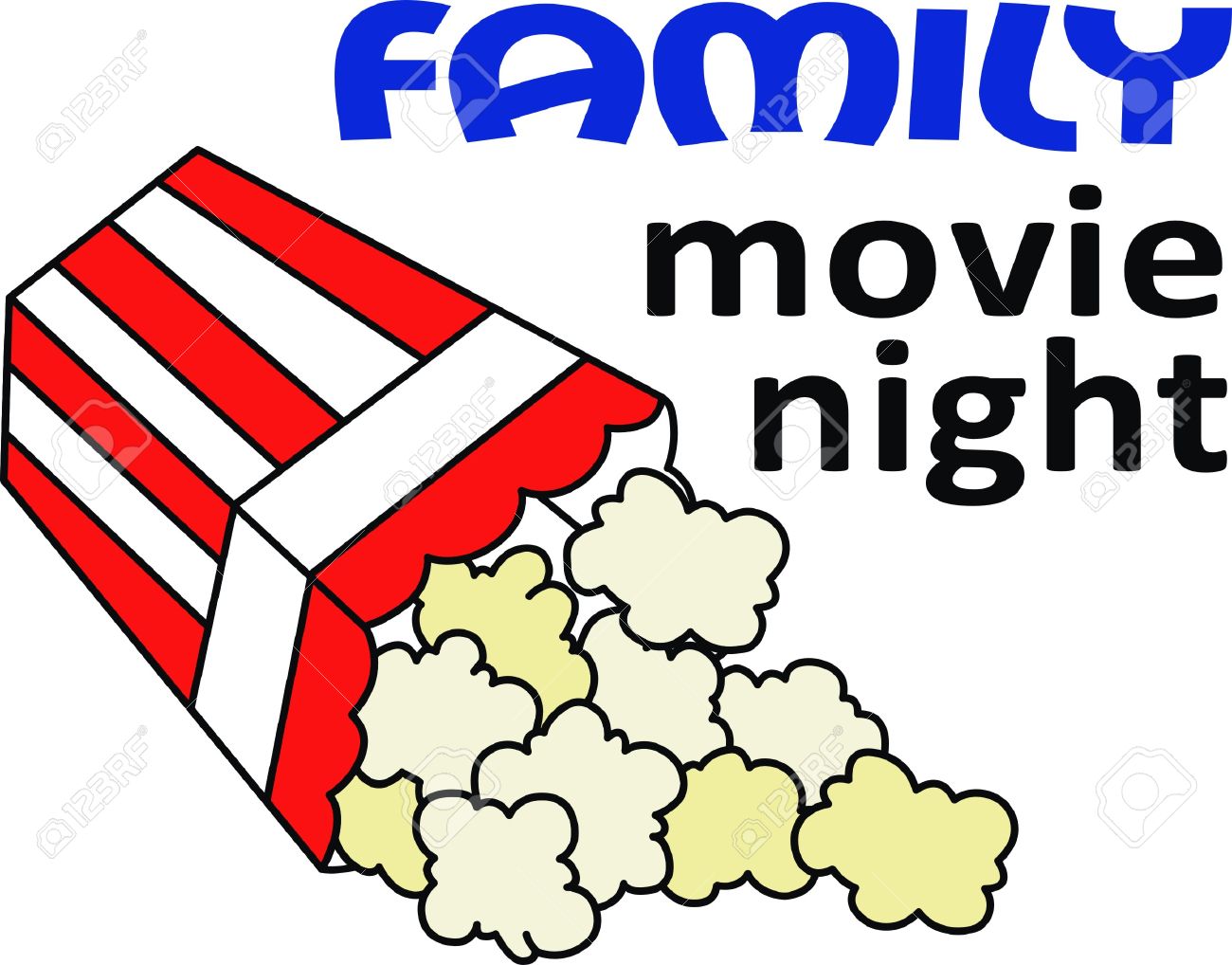 1300x1018 Popcorn Clipart Movie Night