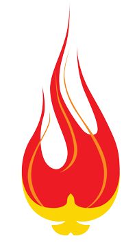 200x363 Holy Spirit Flame Clipart
