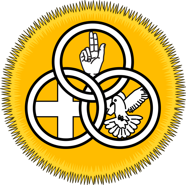 601x600 Filesociety Of Our Lady Of The Most Holy Trinity Badge.svg