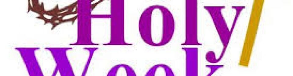 960x250 Holy Week Events Cullowhee United Methodist Church