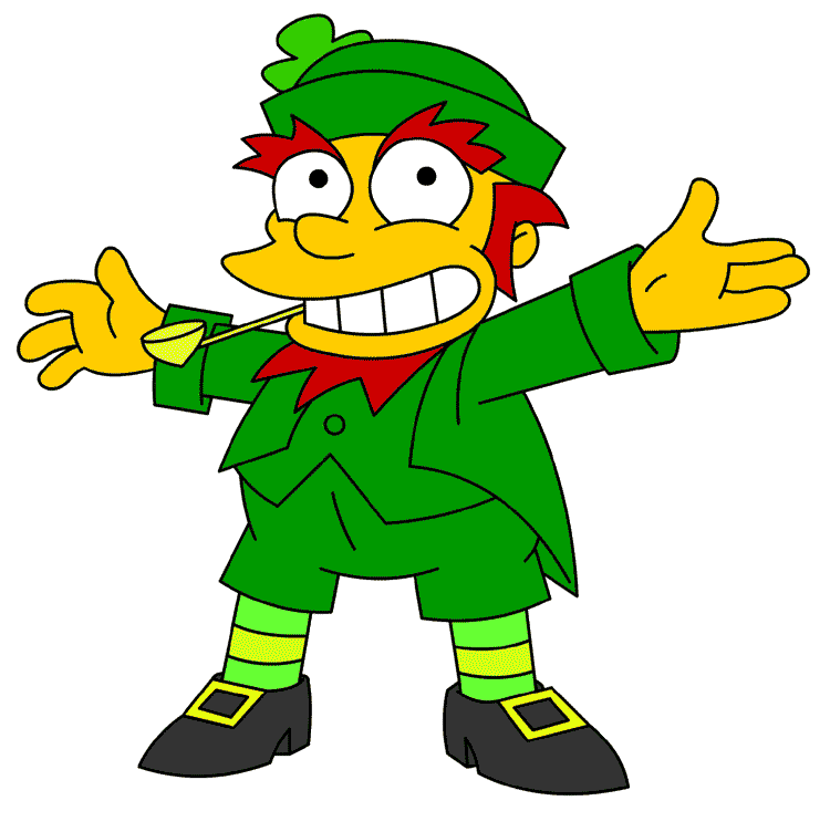 750x752 Simpsons Leprechaun Clip Art Clip Art Holiday Scrapbook, Cards