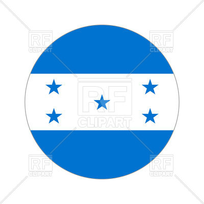 400x400 Flag Of Honduras Royalty Free Vector Clip Art Image