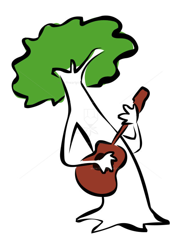 580x800 Musical Tree Concept Clip Art Free Vectors, Illustrations