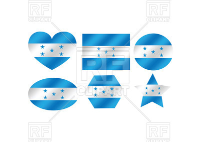 400x283 Design Elements With Honduras Flag Royalty Free Vector Clip Art