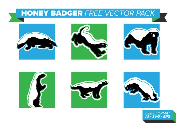 700x490 Honey Badger Free Vector Pack