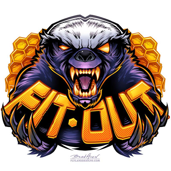 600x600 Honey Badger Logo On Behance