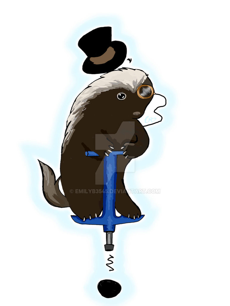 774x1032 Honey Badger A Pogo Stick Commission By Emily Draws Things
