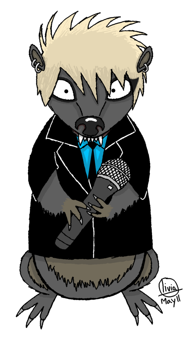 673x1187 Adam Lambert As A Honey Badger By Ibex93