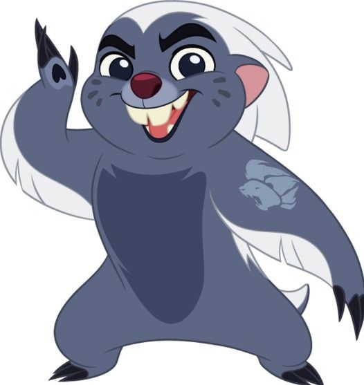 526x557 Bunga, The Honey Badger From Disney Junior's The Lion Guard