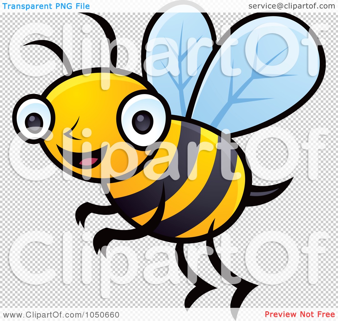 1080x1024 Royalty Free (Rf) Clip Art Illustration Of A Happy Honey Bee By