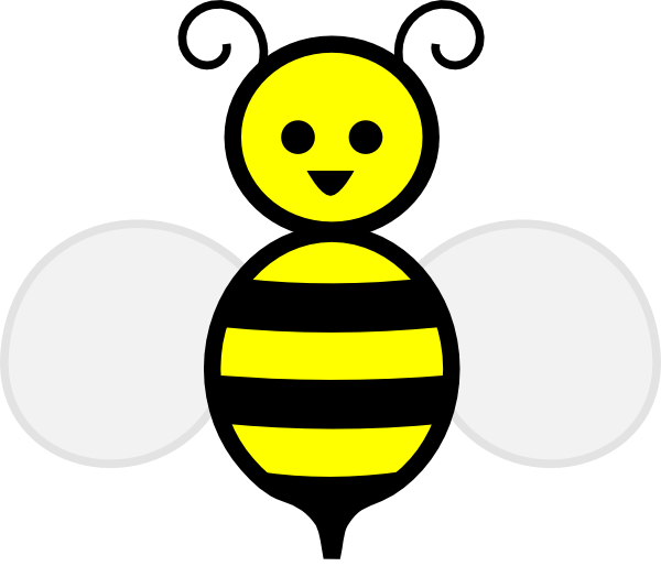 600x514 Moving Honey Bee Clipart