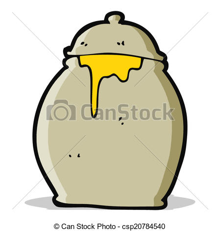 449x470 Cartoon Honey Pot Eps Vector