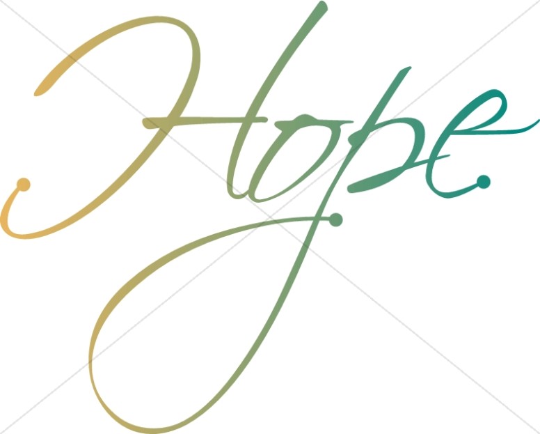 776x623 Hope Word Art Christian Christmas Word Art