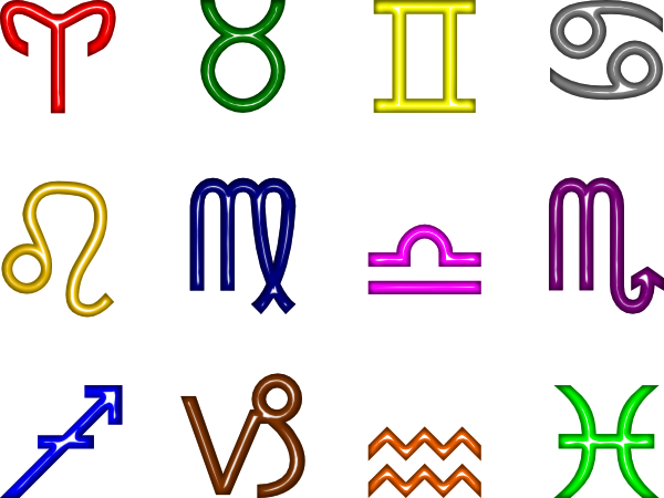 600x450 Zodiac Symbols Clip Art