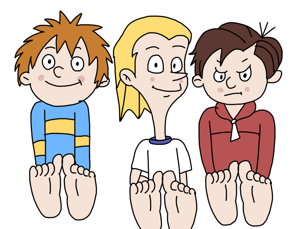 1024x768 Henry, Al, And Ralph's Feet By Dracoshark1900
