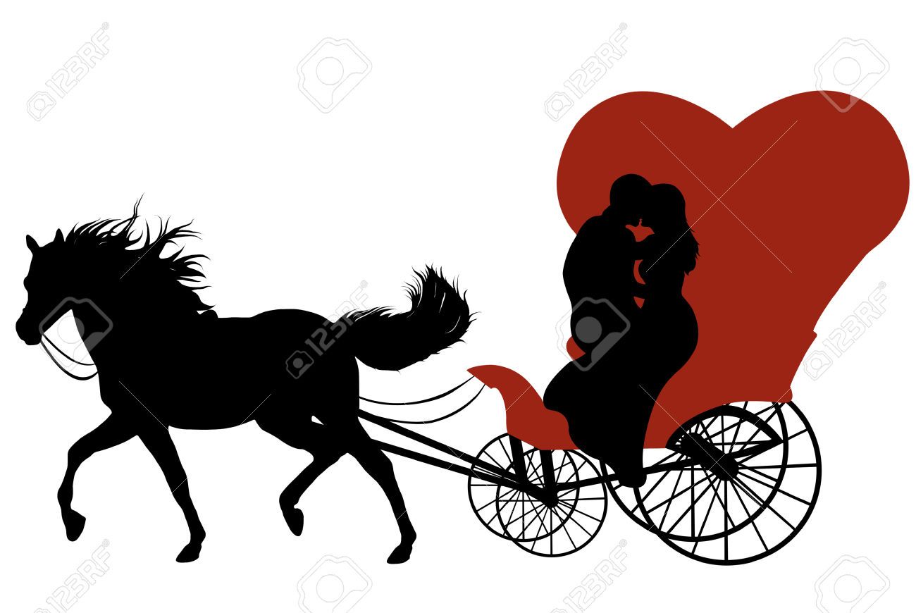 1300x870 Drawings Of Horse And Carriage