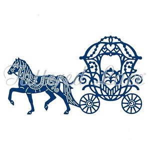 300x300 Tattered Lace Dies Enchanted Carriage Craft Die