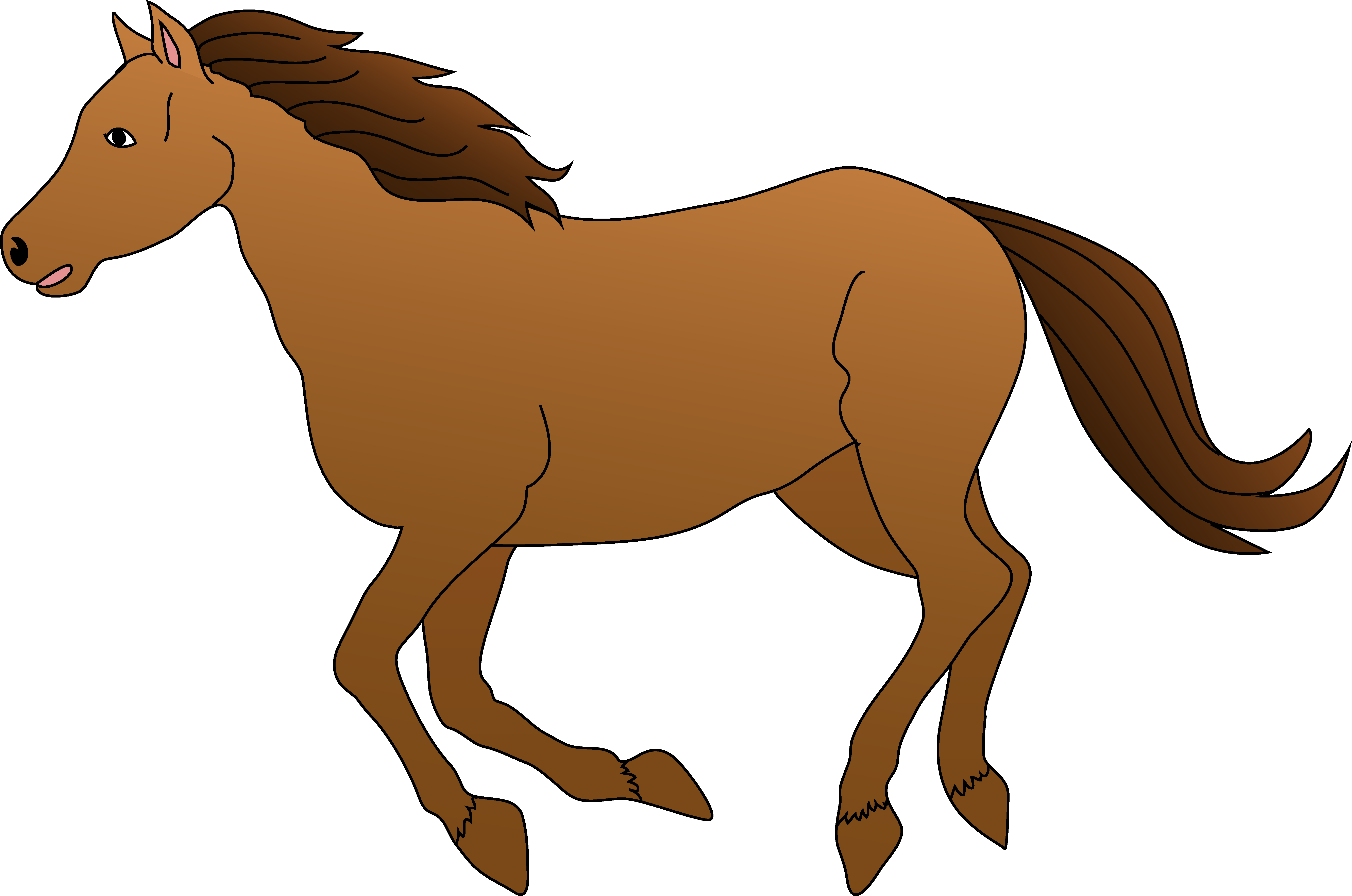 6680x4427 Horse Clip Art