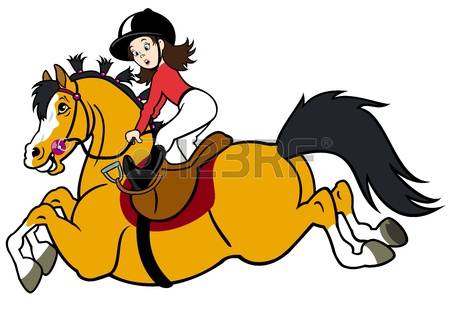 450x316 Horse Riding Clipart Lady