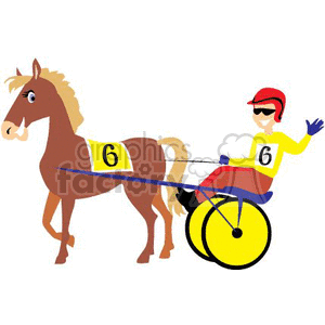 Horse Carriage Clipart