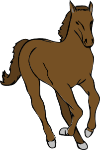 201x300 Running Horse 3 Clip Art