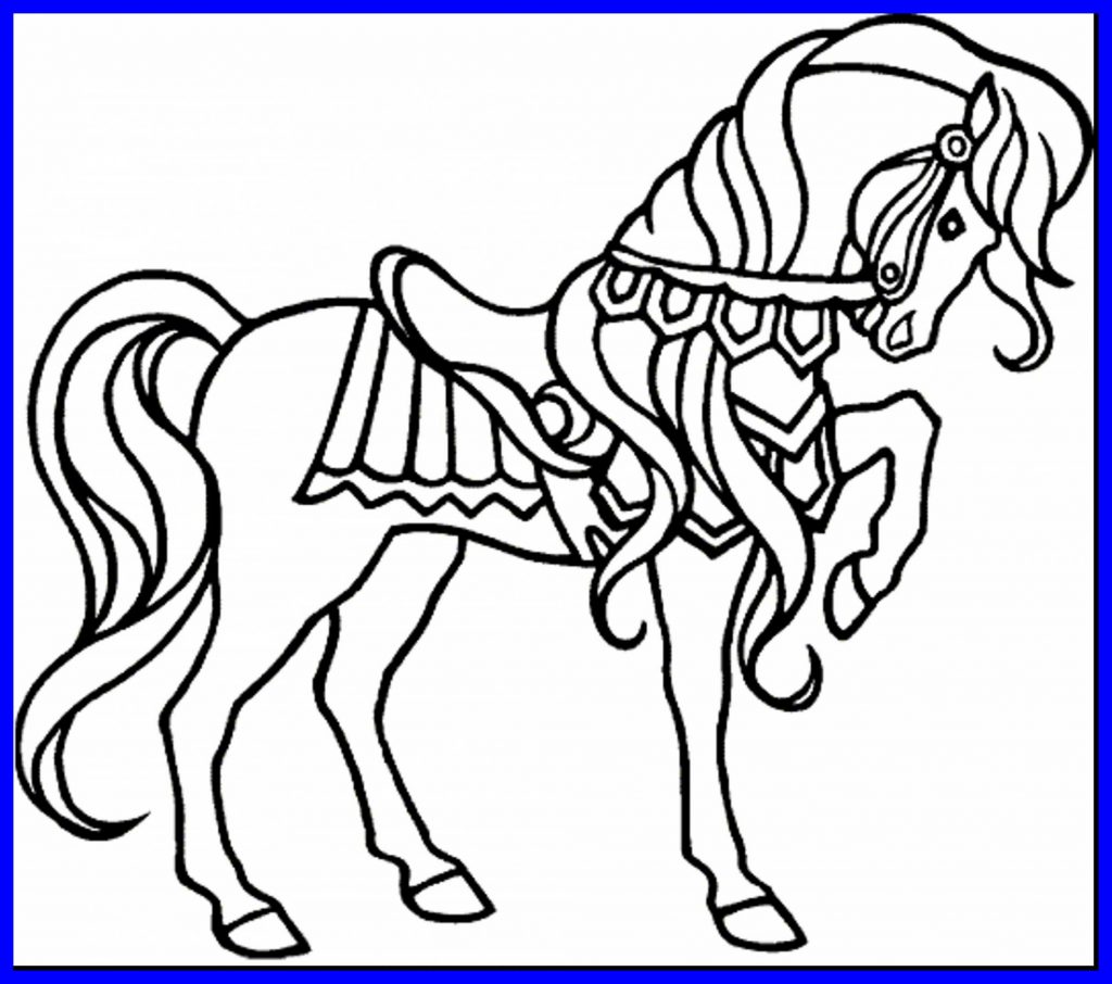 1024x906 Carousel Coloring Pages Valid Shocking Brilliant Printable Horse