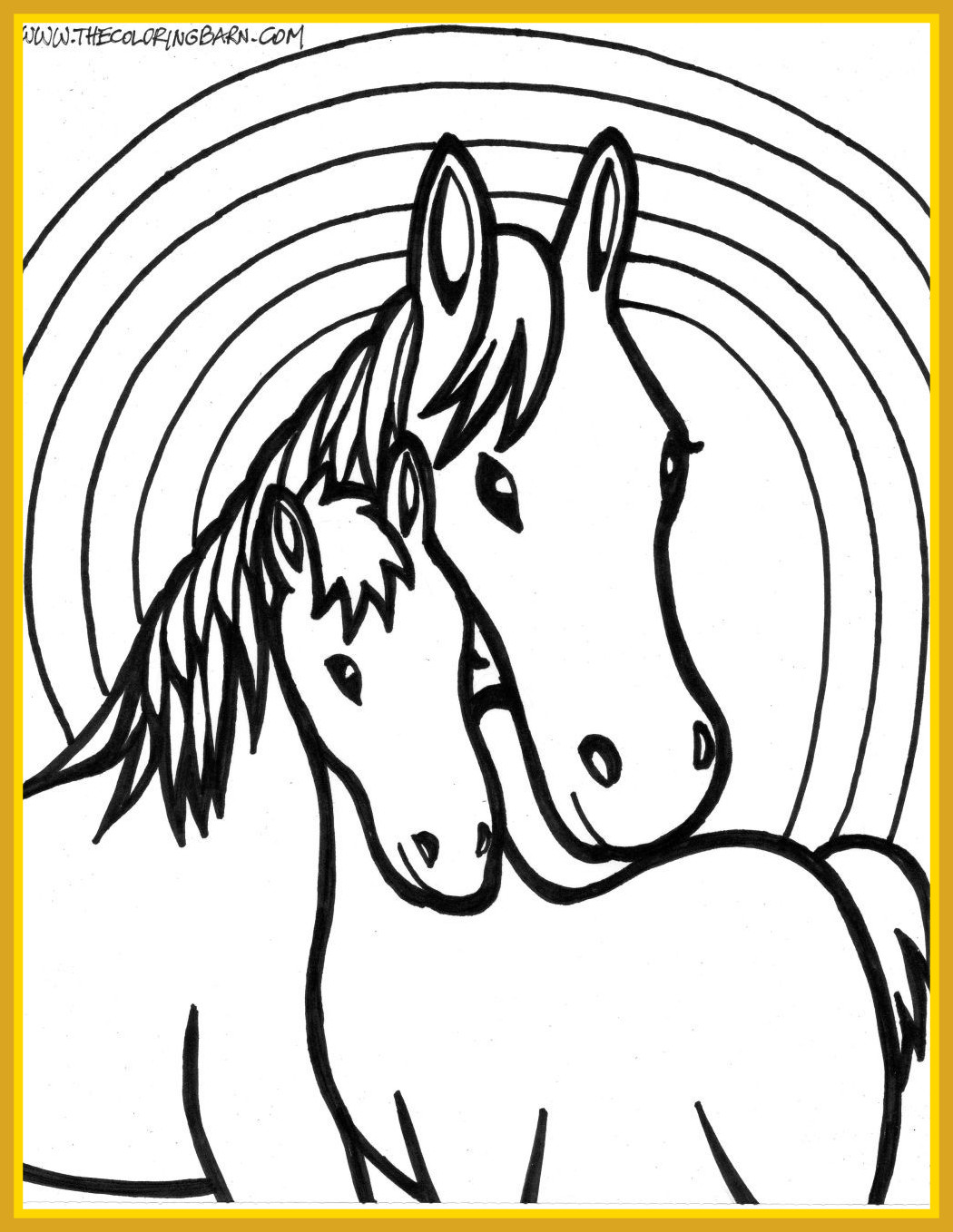 1050x1358 The Best Printable Horse Coloring Pages Pics Of Colouring