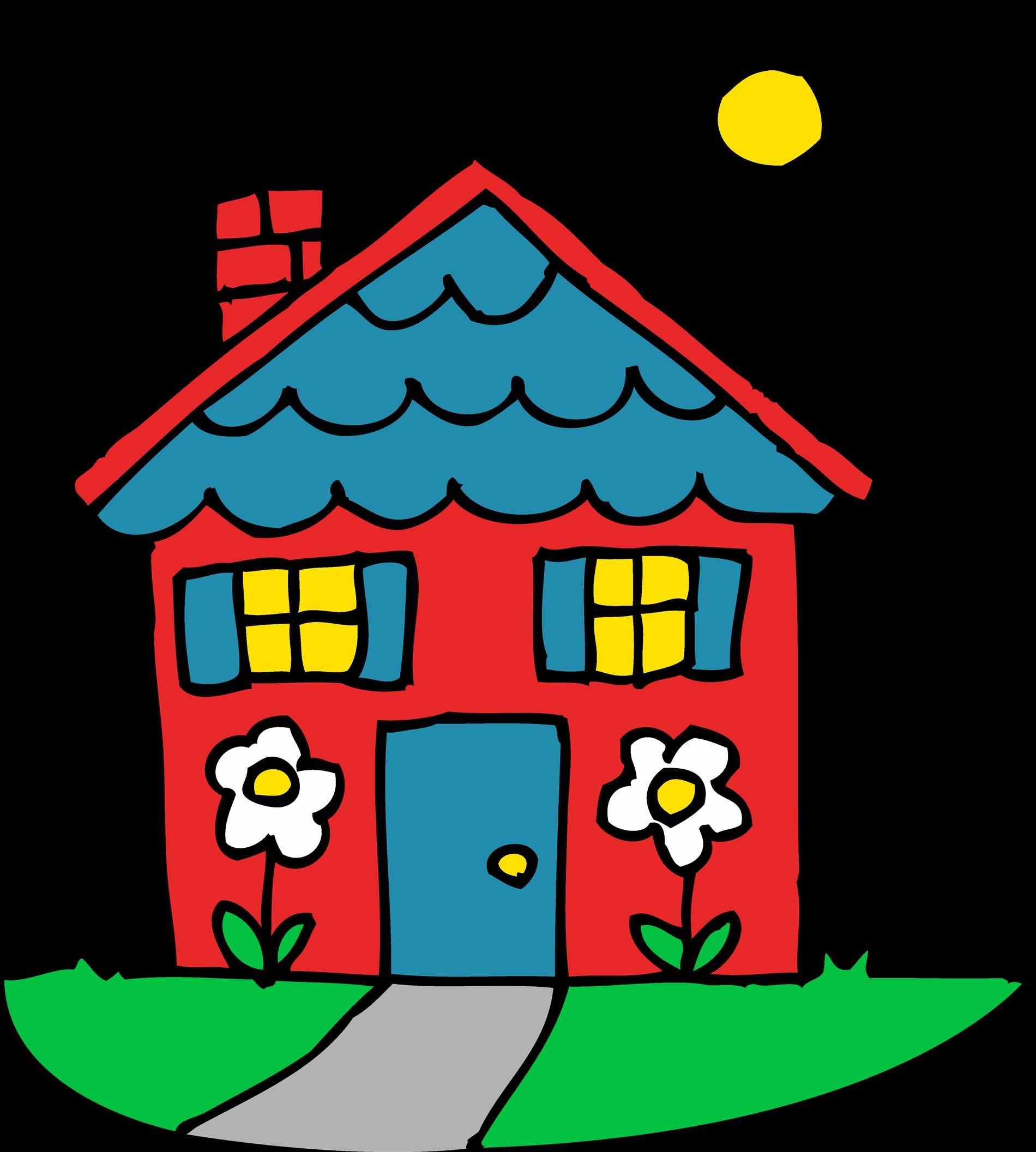 1900x2113 The Images Collection Of Color Farm Red Farmhouse Clipart Pencil