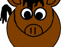 220x165 Horse Face Clipart This Clip Art Of A Horse Head Clipart Panda