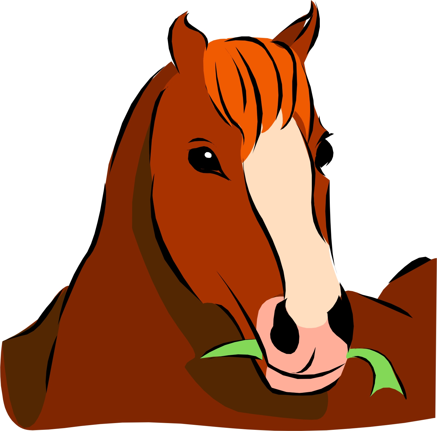 1488x1467 Horse Head Clipart Craft Projects, Animals Clipart