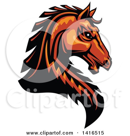 450x470 Royalty Free (Rf) Brown Horse Clipart, Illustrations, Vector