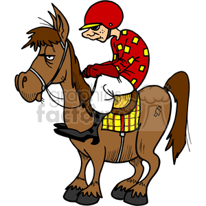 Horse Jockey Clipart at GetDrawings | Free download