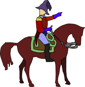 291x299 Collection Of Person On A Horse Clipart High Quality, Free
