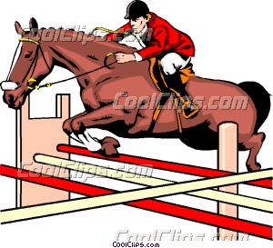 300x273 Horse Jumping Clip Art