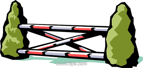 480x227 Horse Jumping Royalty Free Vector Clip Art Illustration Spor0166