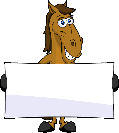 388x436 Free Cartoon Horse Clipart