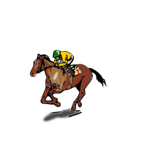 298x294 Horse Jockey Clip Art