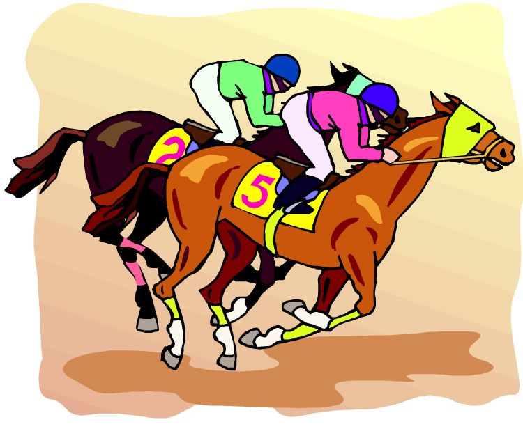750x616 Kentucky Derby Horse Clip Art
